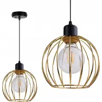 Light hom Golden Wire Loft Deckenhängelampe Kronleuchter