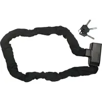 Dynamic24 Langes 8mm starkes Fahrradschloss Kettenschloss Motorradschloss 120cm Schloss, Menge:6 Stück