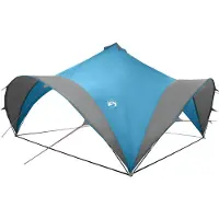 vidaXL Party-Zelt Blau 500 x 500 x 352 cm Polyester und Stahl