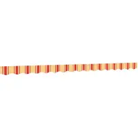 Syfax Markisenvolant Gelb und Orange Gestreift 400 cm