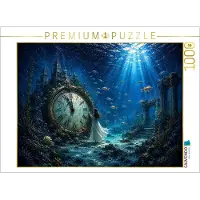 CALVENDO Puzzle The Clock of Lost Time | 1000 pieces, finished size 25.2 × 18.9 in (64 × 48 cm) | Photo puzzle for happy hours