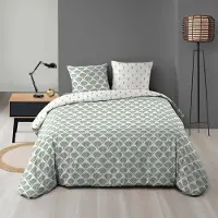 Dynamic24 3tlg. Mikrofaser Bettwäsche Set 240x220cm Übergröße King Size Bett Kissen Bezug