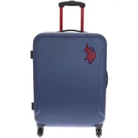 U.S. POLO ASSN. NewLeader Hard Case Trolley Blue dunkelblau 65cm