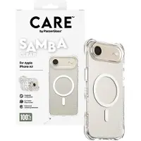 PanzerGlass Fashionable Case Samba Transparent w. White MagSafe iPhone Air