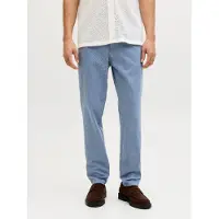 Jack & Jones "JJIMARCO mit Badge und hohem Tragekomfort" unifarben, modisch, slim fit, Baumwollmischung