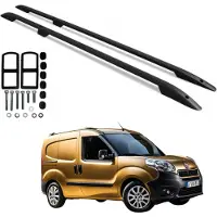 5K Parts Dachreling FIAT DOBLO SHORT VON 2010-2022 Schwarz Robust Langlebig