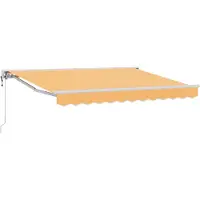 Syfax Elektrische Markise 4 x 3 m Sand 100% Polyester