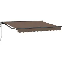 Syfax Elektrische Markise 3 x 2,5 m Taupe 100% Polyester