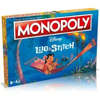 Winning Moves MONOPOLY – Lilo & Stitch – Brettspiel – GEWINNZÜGE – 2 bis 8 Spieler – Ab 6 Jahren