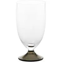 Zafferano Calice Maestro 4-teiliges Set aus handgefertigtem Kalk-Natron-Glas mit grauem Fuß - elegantes, stieloses Design zum Verkosten