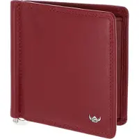 Golden Head Leder Geldbörse Geldklammer Polo RFID Protect Clip-Scheintasche 1959 Rot dunkelrot
