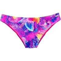 Venice beach Bikini-Hose "Zarina", Damen, Gr. 44, N-Gr, bunt (lila print), Recycling-Polyamid, bedruckt, Badehosen Bikini-Hose, im farbenträchtigem Design