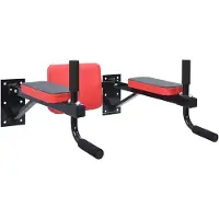 Syfax Dip Station Schwarz und Rot 72,5 x 70 x 31 cm