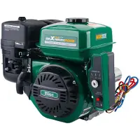 StarTech.com Benzinmotor - Horizontal 7 PS 212 ccm ca. 5,2 kW - Elektrostart - Für Wasserpumpe und Hochdruckreiniger - Schwarz
