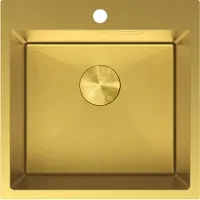 Mexen Solix Edelstahl-Spüle 1-becken 500 x 500 mm, golden HC - 6407501000-55HC