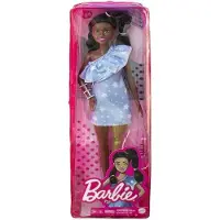 Mattel Barbie Fashionistas Puppe schwarzhaarig mit Beinprothese