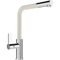 Mexen Flora Küchenarmatur, Chrom/Beige - 670401-09