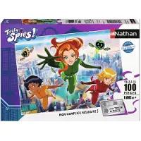 Nathan Puzzle Totally Spies on a Mission 100 Teile Karton Kinder
