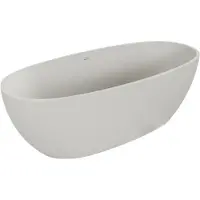 Mexen Torino freistehende Badewanne aus Konglomerat 155 x 78 cm, Beton matt - 57271557810