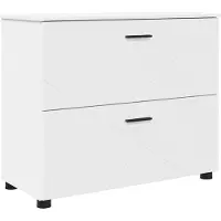 vidaXL Badezimmermöbel-Set 2 stk. Weiß 76,5 x 35 x 64 cm