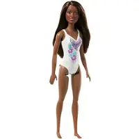 Barbie - Beach - Weißer Badeanzug