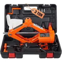 OEM Elektrische Krik 3 Ton, Schaarkrik für Auto Reparaturen, Handlich und Zuverlässig, Unverzichtbares Werkzeug für schnelles und sicheres Fahrzeuginstandhaltung