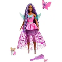 Barbie HLC33 - Barbie - A Touch of Magic - Puppe mit Zubehör, Brooklyn