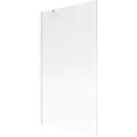 Mexen Next Duschabtrennung, 1-flügelig, 100 x 150 cm, Streifen, Weiß - 895-100-000-00-09-20