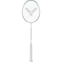 Victorio & Lucchino Badmintonschläger Auraspeed 9 R (ausgewogen/flexibel) weiss/grün - besaitet -