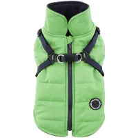 Puppia Authentische Winterweste, Mountaineer II, Small, grün