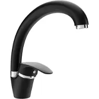 Mexen Rosa Küchenarmatur, schwarz - 670800-70