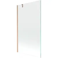 Mexen Next Duschwand 1-flügelig 100 x 150 cm, transparent, gebürstetes Kupfer - 895-100-000-00-00-65