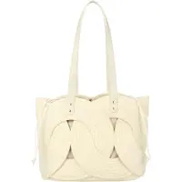 Gallantry Paris Gallantry, Geflochtener Damen-Shopper im Boho-Stil mit Flechtmuster, Gelb