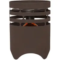 Star Trading LED-Solarleuchte Marron 25 cm Metall braun