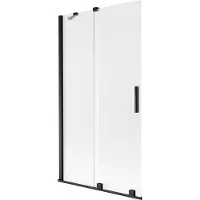 Mexen Velar Duschabtrennung 2-teilig verschiebbar 100 x 150 cm, matt, schwarz - 896-100-000-31-70