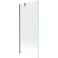 Mexen Next Wannenschirm 1-flügelige 80 x 150 cm, transparent, gun gray gebürstet - 895-080-000-00-00-66