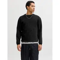 Jack & Jones "JJEBRADLEY mit Rippbündchen für Alltag und Freizeit", Materialmix, relaxed fit