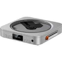 Fosi Audio Merak Silver – HiFi CD-Player mit DAC und Kopfhörerverstärker
