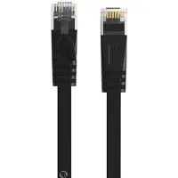 ORICO PUG-C6B-50-BK-EP RJ45 Cat.6 Flaches Ethernet-Netzwerkkabel LAN-Kabel Internetkabel Patchkabel 5m Schwarz
