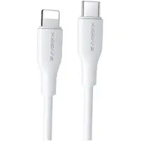 Xssive 20W 3 Meter USB-C zu iPhone Datenkabel 2.4A Schnell-Ladekabel Lade- und Synchronisationskabel weiß