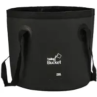 OEM Opvouwbare 20L Kampeeremmer in Schwarz