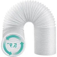 OEM Einheitlicher Abgasrohr 150mm Durchmesser Flexibles Abgasrohr 59 Zoll PP Abgasanlage Lüftungsgebläse - Justierbar 28-150 CM