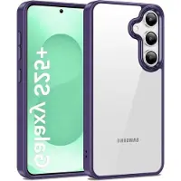 OEM Telefonhülle für Galaxy S25 Plus - Anti-vergeling - Krasbestendig - Transparant - Harde achterkant - Zwart.