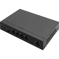 Digitus 4+1-Port Gigabit PoE Netzwerkswitch, Desktop, unmanaged, 1 Uplink Port RJ45, 60 W, af/at, Unmanaged, Gigabit Ethernet (10/100/1000), Power over Ethernet (PoE)