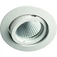 Rutec Einbaustrahler mattweiß ALU55371M schwenkbar DA68mm o.Sprengring f.LM 50mm