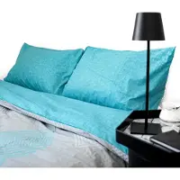 Cofi1453® Bettwäsche aus 100% Baumwolle mit Fischgrätenmuster Decken- und Kissenbezug 200x220 cm