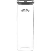 Kilner Glas-Vorratsbehälter "Fresh Storage" 2 l, (LxBxH): 29x10x10 cm transparent / grau