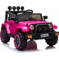 Wisam Kinderfahrzeug BRD-7588 Rosa Ledersitz Reifen Auto für