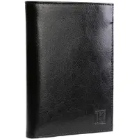 OEM Elegante schwarze Lederbrieftasche 15x11cm