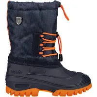 CMP Kinderschuhe Burschen Stiefel Klett Gummistiefel Blau Freizeit, Schuhgröße:28 EU